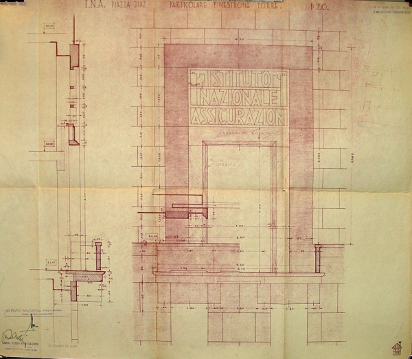 I N A Palazzo Dell Istituto Nazionale Delle Assicurazioni 1932 1937 Archivi Storici Lombardia Beni Culturali