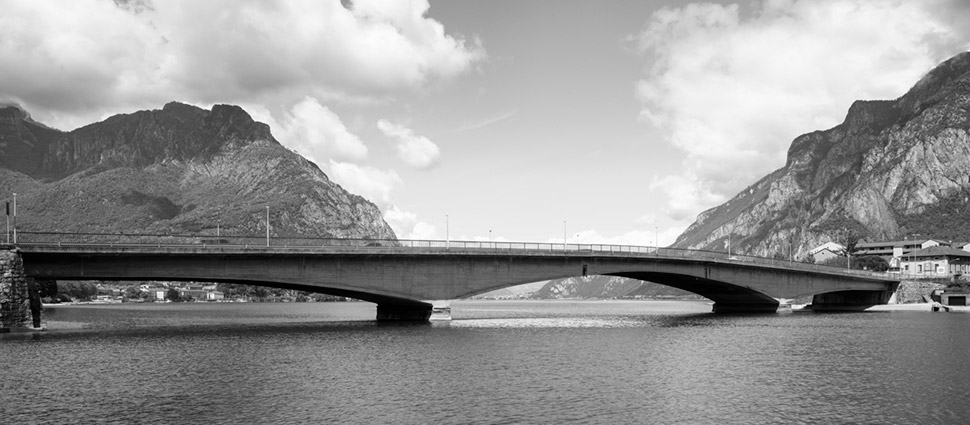 Malgrate, Ponte Kennedy – A. Danusso, 1955 (fotografia di M. Introini)