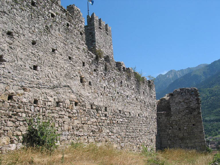 mura del castello (mura) - Breno (BS) 