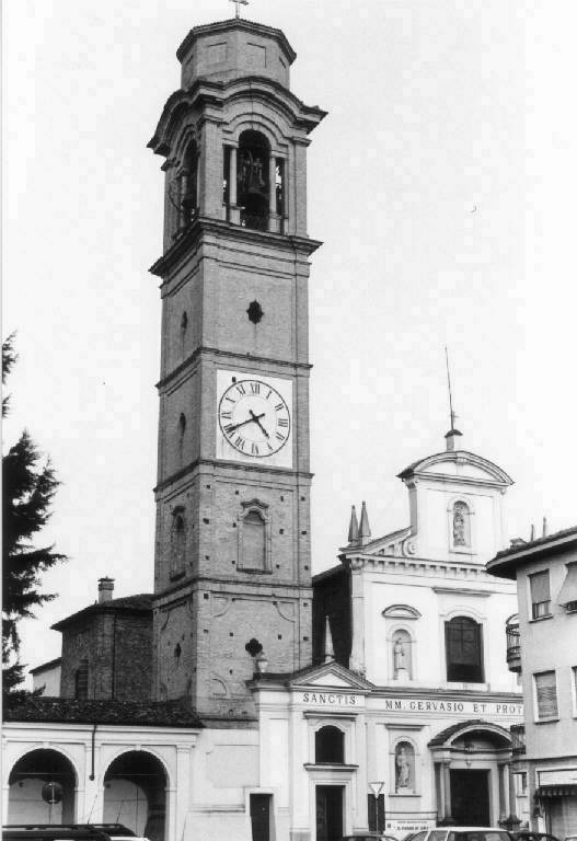 Campanile della Chiesa dei SS. Gervasio e Protasio (campanile) - Maleo (LO) 
