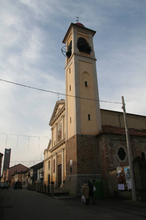 Campanile della Chiesa dei SS. Giorgio martire e Silvestro papa (campanile) - Villanterio (PV) 