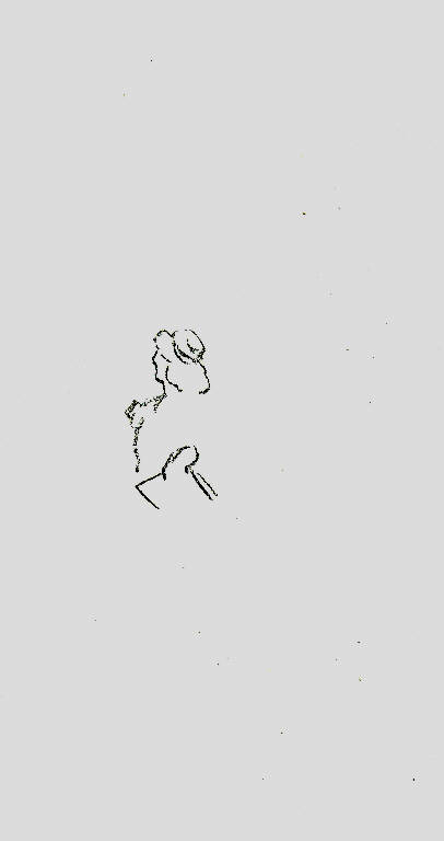 Figura femminile (disegno) di Bertelli Luigi (secc. XIX/ XX)