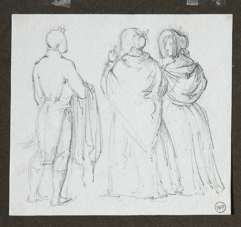 Figure (disegno) di Migliara Giovanni (attr.) (sec. XIX)