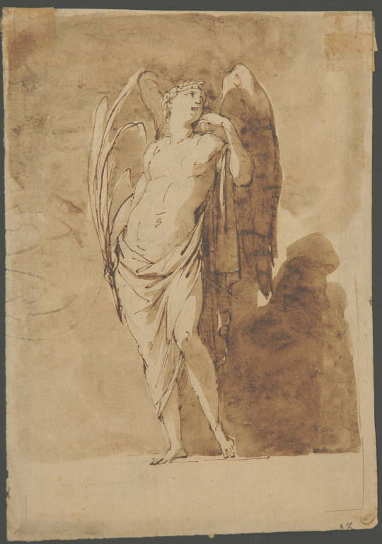 Figura allegorica (disegno) di Pedrini Filippo (ultimo quarto sec. XVIII)