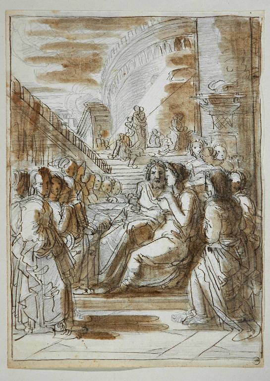Scena classica (disegno) di Duranti Fortunato (secondo quarto sec. XIX)