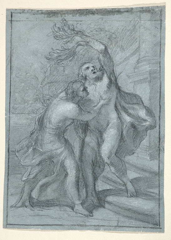 APOLLO E DAFNE (disegno) - ambito italiano (sec. XIX)