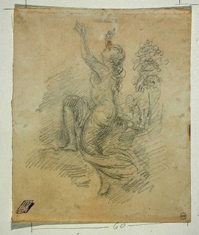 Clizia (disegno) di Carnovali Giovanni detto Piccio (sec. XIX)