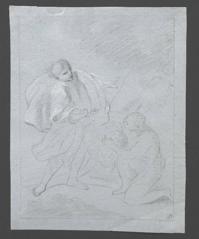 Scena mitologica (disegno) - ambito italiano (secondo quarto sec. XIX)