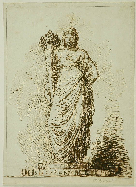 Cerere (disegno) di Giani Felice (sec. XIX)