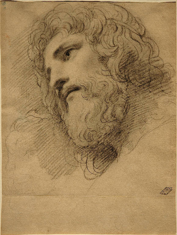 Testa di Giove (disegno) di Appiani Andrea (sec. XVIII)