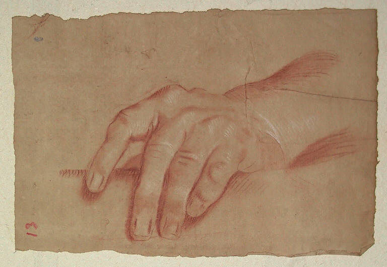 Mano (disegno) di Ligari Giovanni Pietro (secondo quarto sec. XVIII)