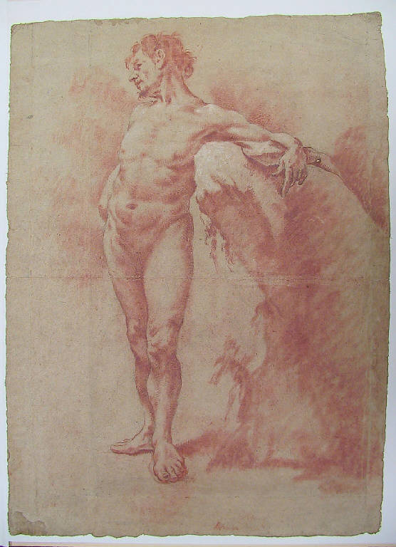 Figura maschile (disegno) di Ligari Cesare (sec. XVIII)