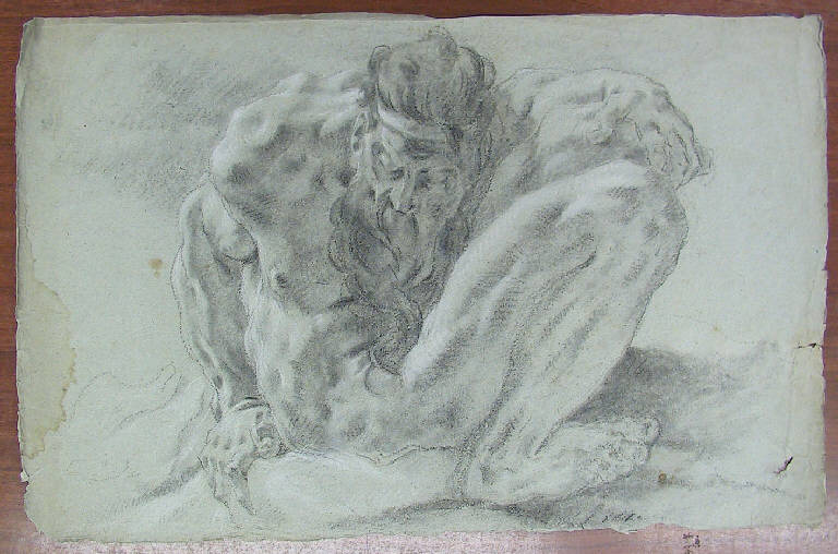 Figura di gigante (disegno) di Ligari Cesare (sec. XVIII)