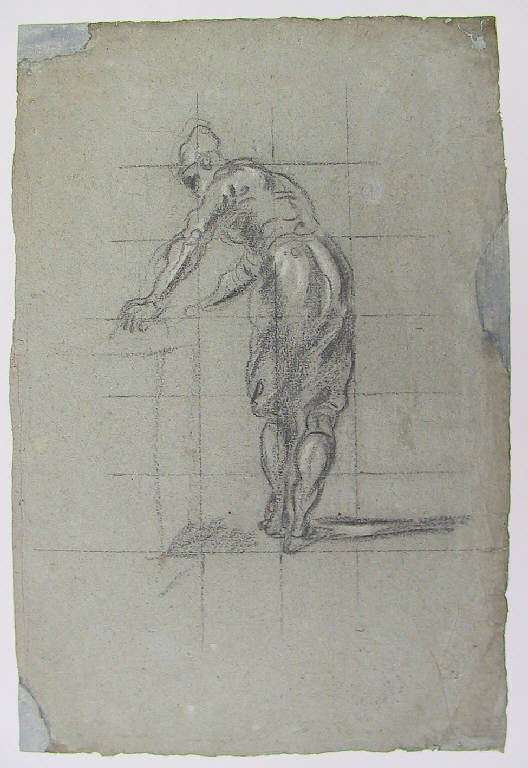 Figura maschile (disegno) di Ligari Cesare (metà sec. XVIII)