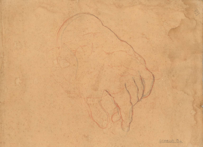 Mano (disegno) di Ligari Cesare (secondo quarto sec. XVIII)
