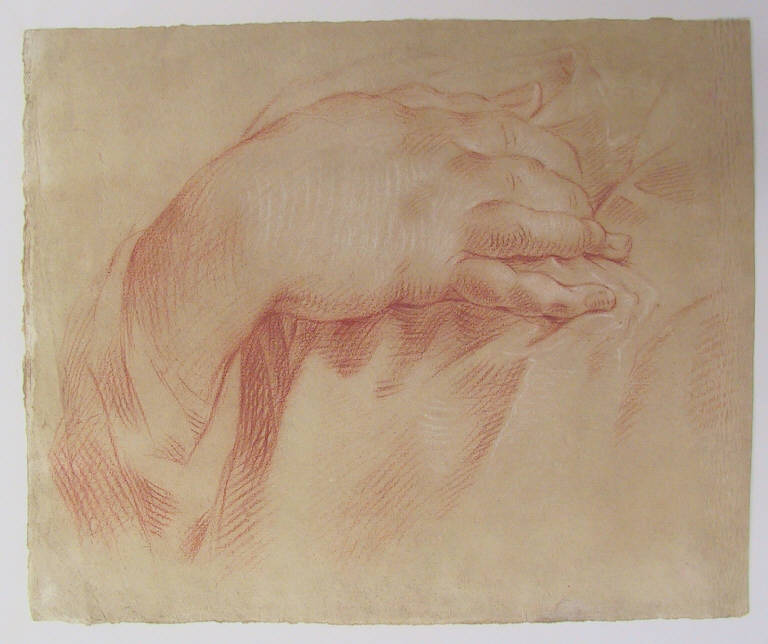 Mano (disegno) di Ligari Giovanni Pietro; Ligari Cesare (secondo quarto|| sec. XVIII||sec. XVIII)