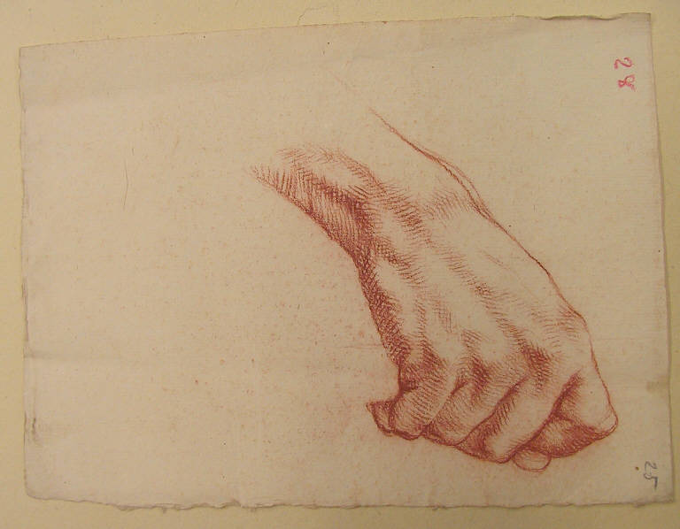Mano (disegno) di Ligari Cesare (terzo quarto sec. XVIII)