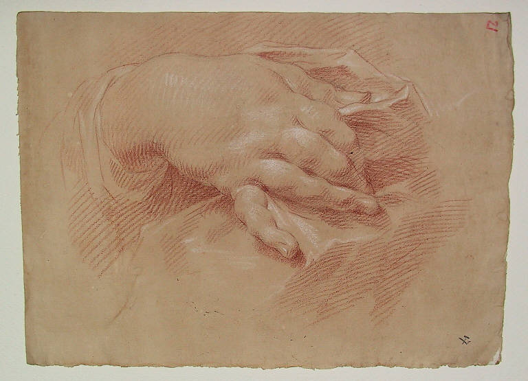 Mano (disegno) di Ligari Giovanni Pietro; Ligari Cesare (secondo quarto|| sec. XVIII||sec. XVIII)