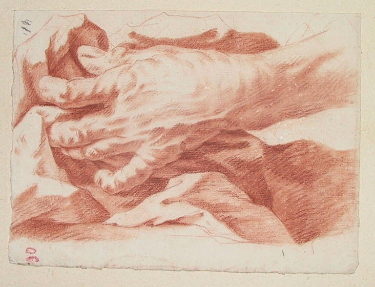 Mano (disegno) di Ligari Giovanni Pietro (sec. XVIII)