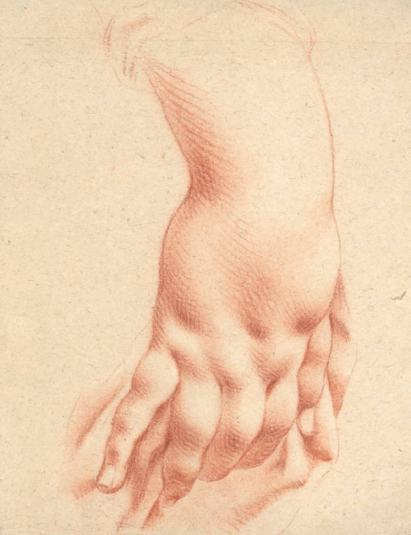 Mano (disegno) di Ligari Giovanni Pietro (prima metà sec. XVIII)