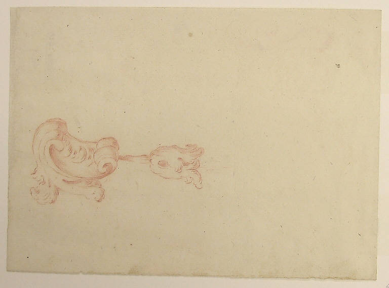 Ornamento (disegno) di Ligari Giovanni Pietro (prima metà sec. XVIII)