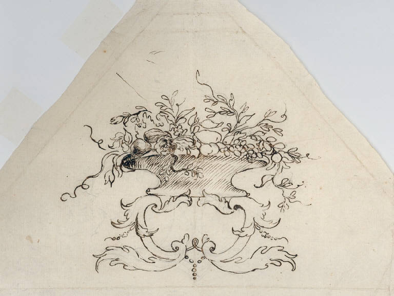 Motivi decorativi (disegno) di Ligari Giovanni Pietro (prima metà sec. XVIII)