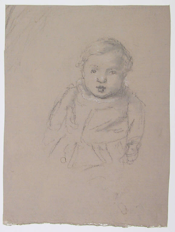 Bambino (disegno) di Ligari Angelo (sec. XIX)
