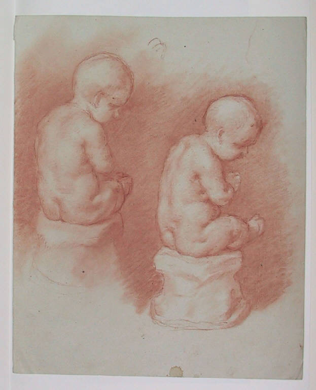 Putti (disegno) di Ligari Angelo (sec. XIX)