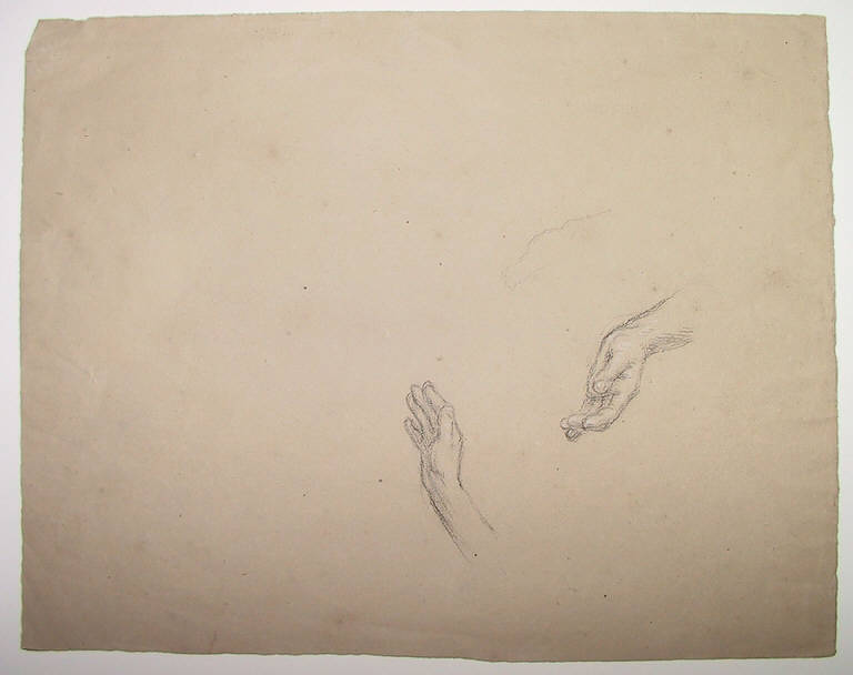 Mani (disegno) di Ligari Angelo (sec. XIX)