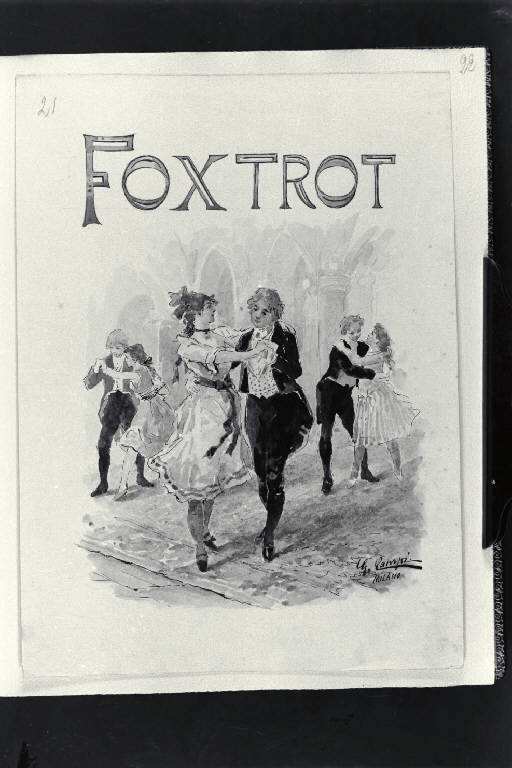 Fox trot (disegno) di Campi, Giacomo (secc. XIX/ XX)