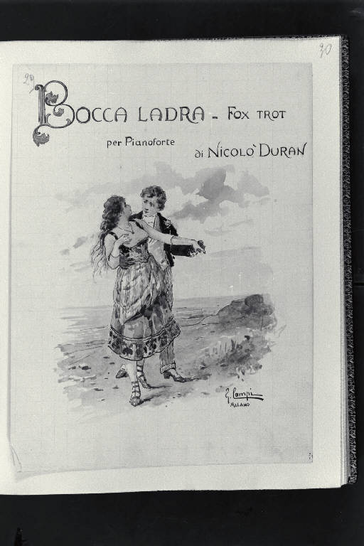 Bocca ladra - Fox trot (disegno) di Campi, Giacomo (secc. XIX/ XX)
