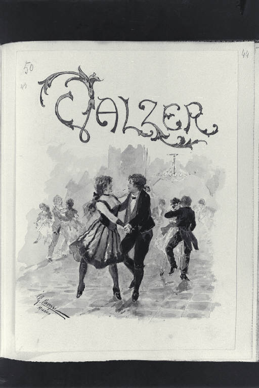 Valzer (disegno) di Campi, Giacomo (secc. XIX/ XX)
