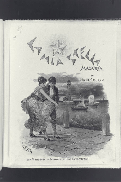 La mia stella. Mazurka (disegno) di Campi, Giacomo (secc. XIX/ XX)