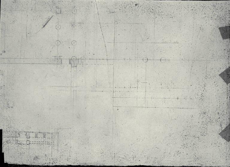 Pianta di un portico (?) (disegno) di Amati, Marco (sec. XIX)