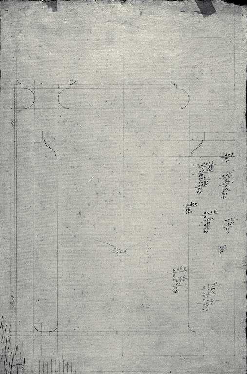 Modanature (disegno) di Amati, Carlo (sec. XIX)