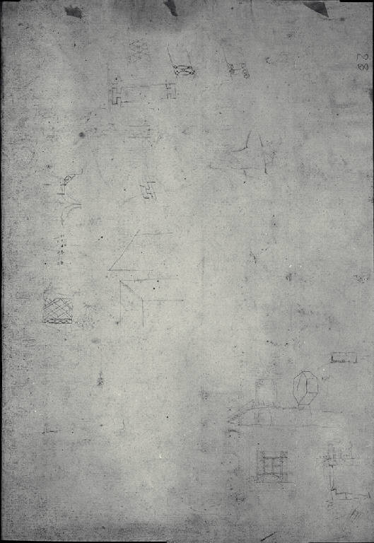 Motivi decorativi per ringhiera (schizzo) di Amati, Marco (sec. XIX)