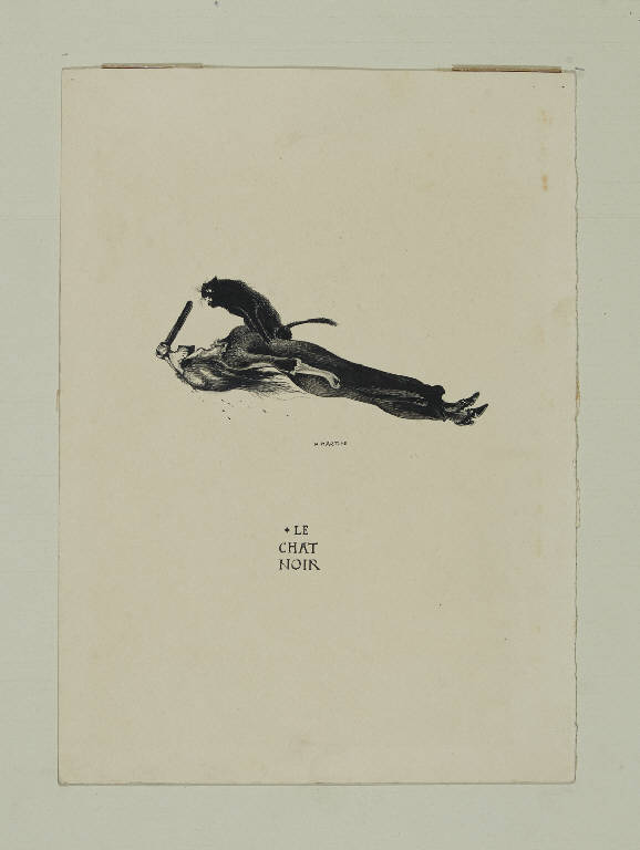 Le chat noir (disegno) di Martini, Alberto (sec. XX)