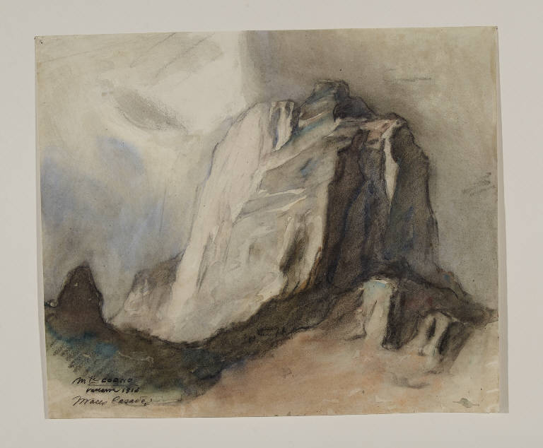 Monte Corno (disegno) di Casadei, Maceo (sec. XX)