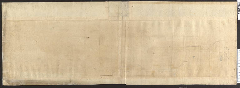 Profilo piedistallo di balaustrino (?) (disegno) di Martinelli, Domenico (sec. XVII)