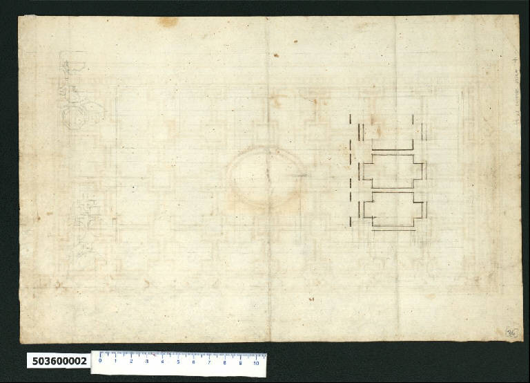 Cassettoni (disegno) - ambito romano (metà sec. XVII)