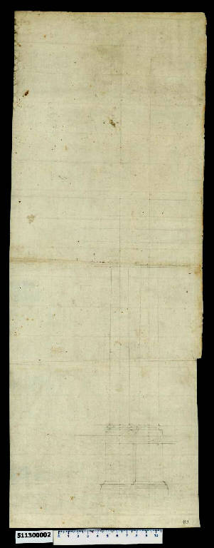 Colonne binate (disegno) di Montano, Giovanni Battista ((?)) (secc. XVI/ XVII)