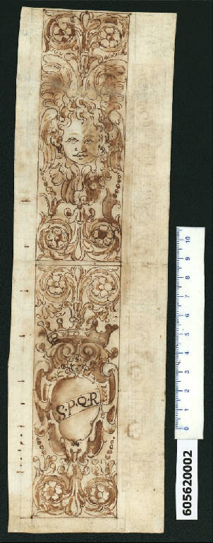 Fregi (disegno) - ambito romano (fine/inizio secc. XVI/ XVII)