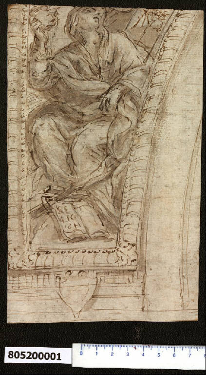 Allegoria della Religione (disegno) di Brugieri, Domenico ((?)) (sec. XVIII)