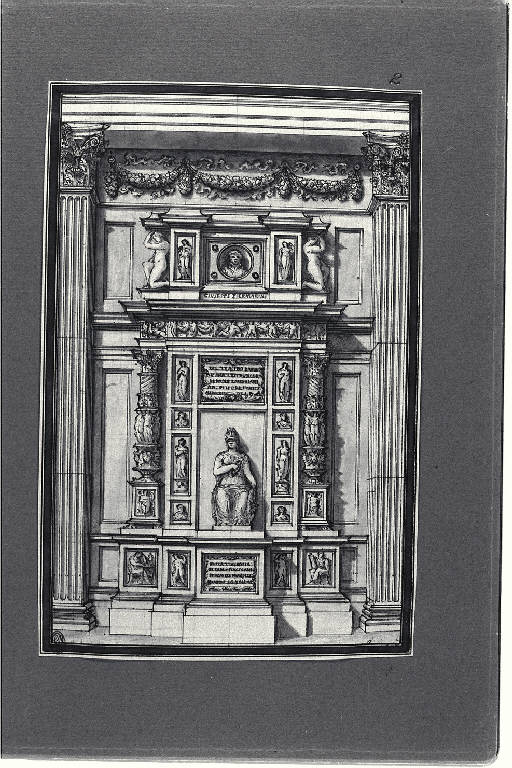 frontespizio (disegno) di Landriani, Paolo (sec. XIX)