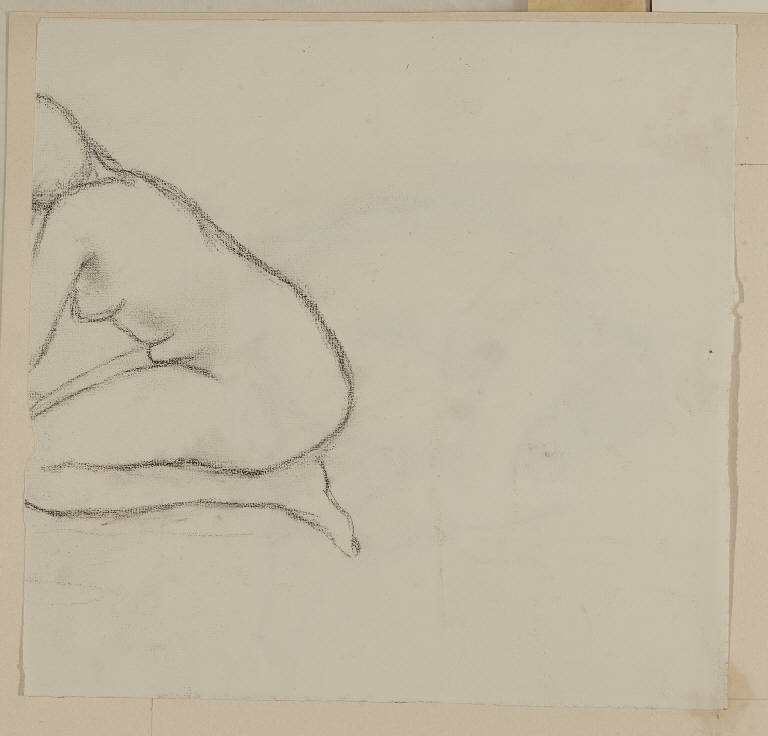 Studio per nudo femminile (disegno) di Lardera, Berto (sec. XX)