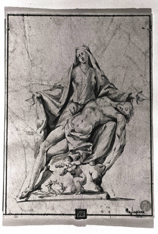 Pietà (disegno) - ambito veneto (ultimo quarto sec. XVIII)