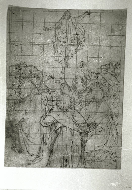 Ascensione (disegno) di Mainardi Andrea detto Chiaveghino (primo quarto sec. XVII)