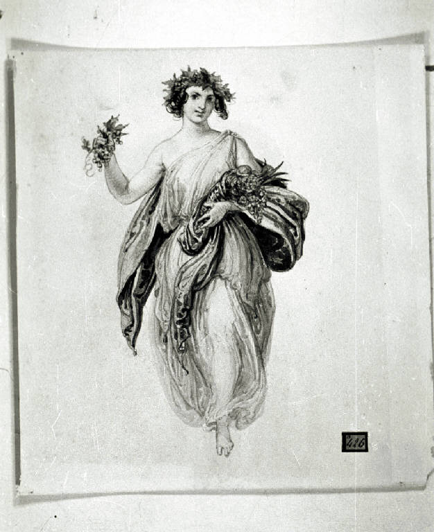 Autunno (disegno) di Gallina Gallo (sec. XIX)