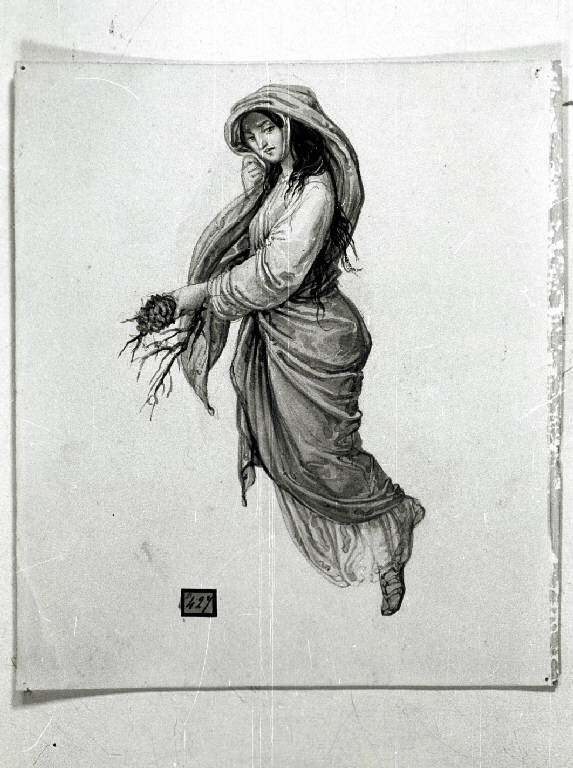 Inverno (disegno) di Gallina Gallo (sec. XIX)