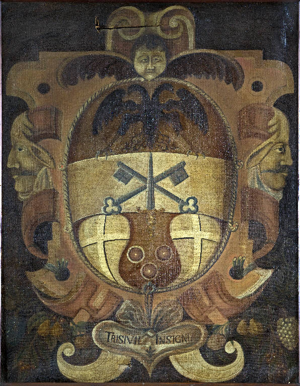 Stemma del Comune di Tresivio (dipinto) - ambito lombardo (secc. XVIII/ XIX)